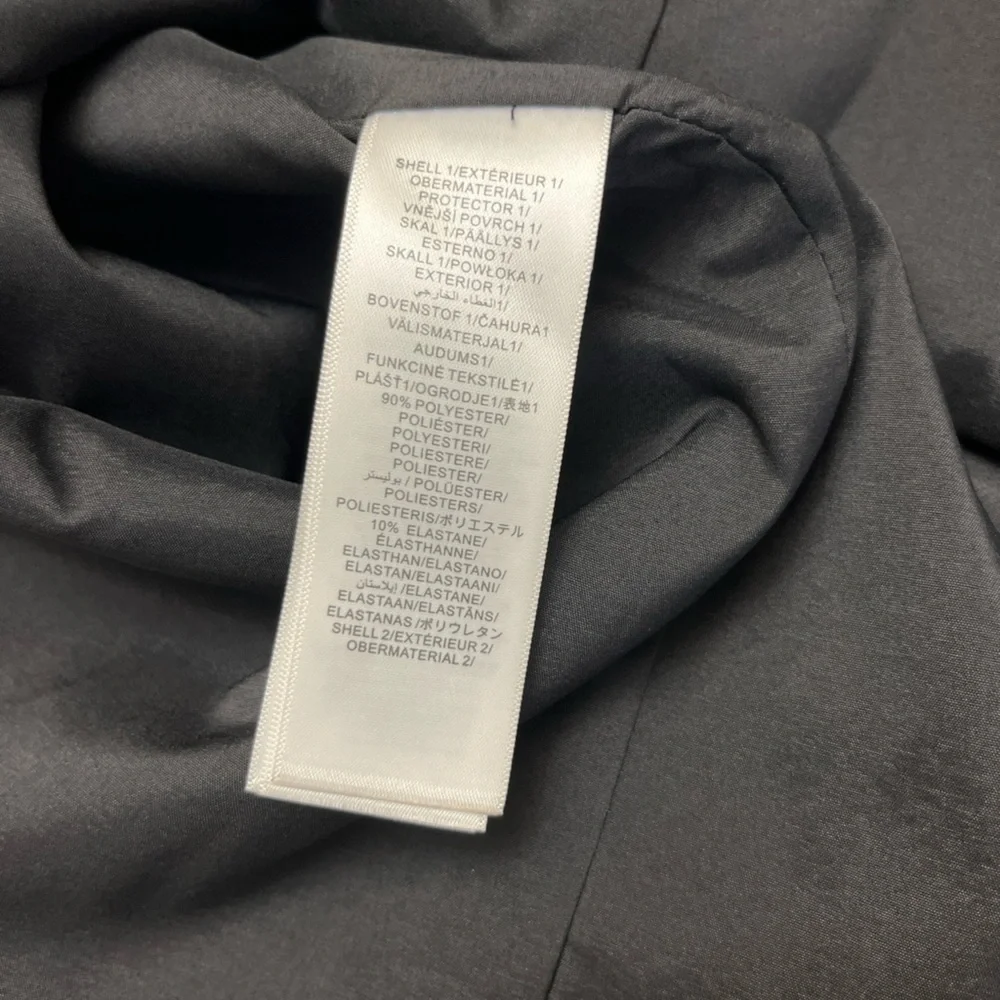 Aidan Adrianna Papell Crepe Popover Midi Black Fringe Hem Sheath Dress 2 LBD NWT - Picture 12 of 16